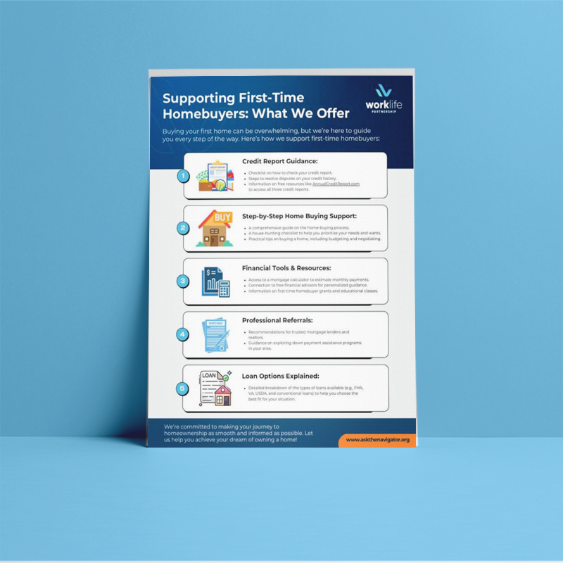 First-Time Homebuyer Flyer cover